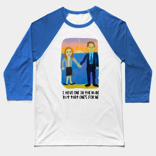 Jim and Pam's Wedding Gift Baseball T-Shirt by theurelernesto